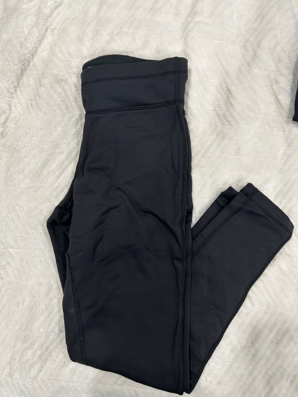 LL BEAN Black High-Waist Athletic Leggings